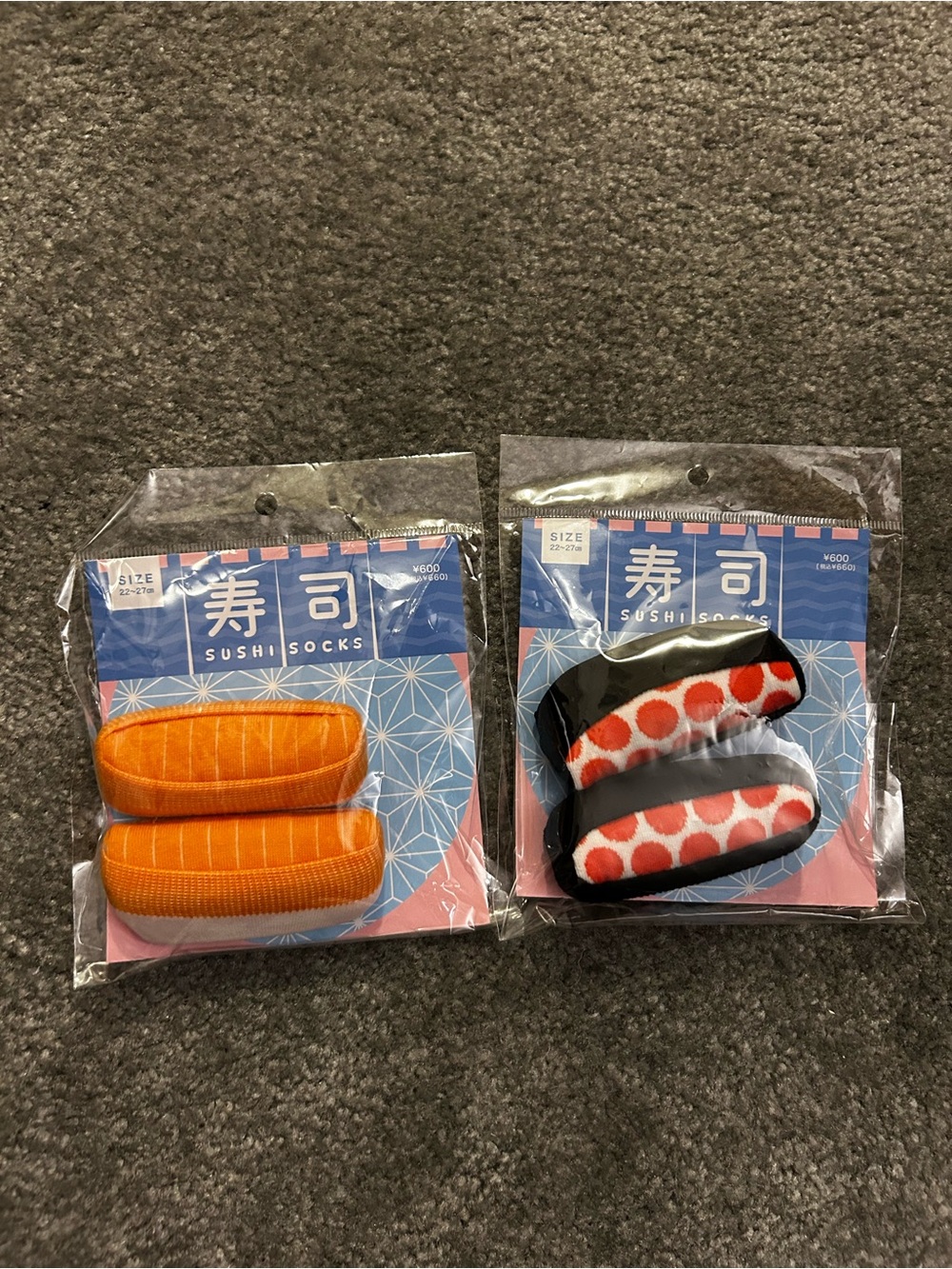 Sushi Socks from Japan 2 pack